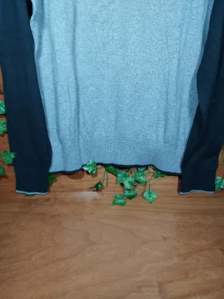 Maglione Armani Jeans Uomo con scollo a V grigio