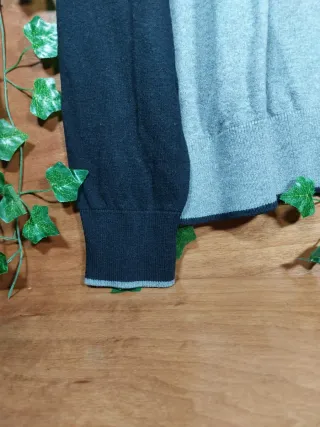 Maglione Armani Jeans Uomo con scollo a V grigio