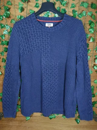 Maglione Tommy Jeans Uomo Blu