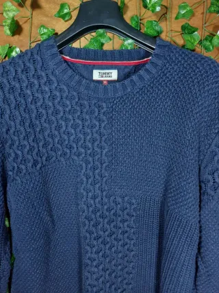 Maglione Tommy Jeans Uomo Blu