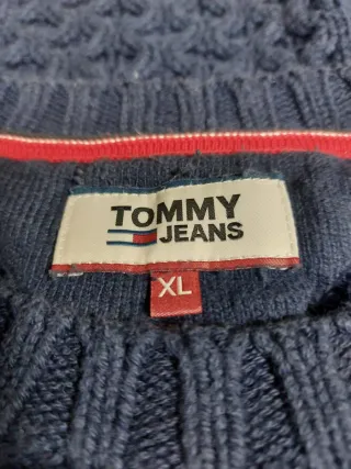 Maglione Tommy Jeans Uomo Blu