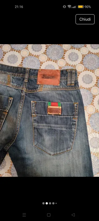 Jeans Gucci Uomo Taglia 46