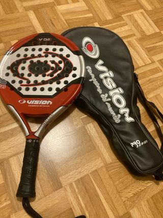 Funda y pala pádel Vision Pro Series +bote pelotas