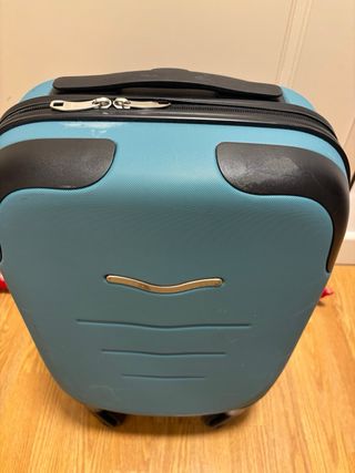 Maleta de cabina color verde azulado