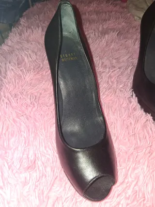 Zapatos tacón Stuart Weitzman negros