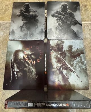 Steelbooks Call of Duty Infinite y Black Ops4 y 6