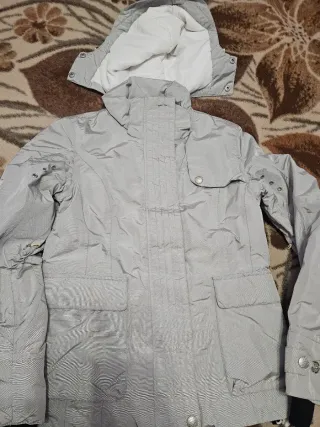 Parka Falcon gris plata talla S