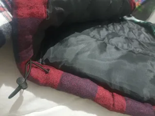 Chaqueta Zara cuadros acolchada