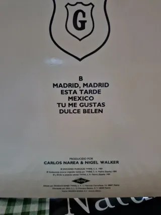 Vinilo Pop Rock nacional hombres g