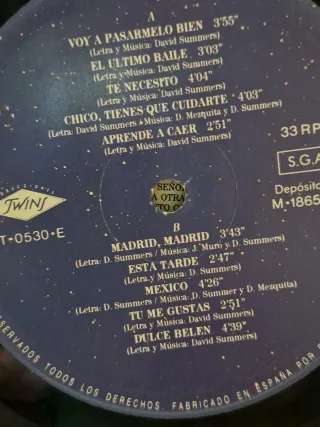 Vinilo Pop Rock nacional hombres g