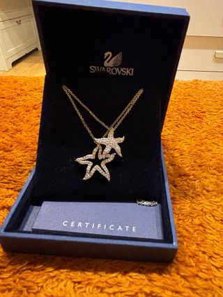 Collar doble estrella de mar plata