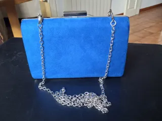 Bolso Clutch Azul Royal