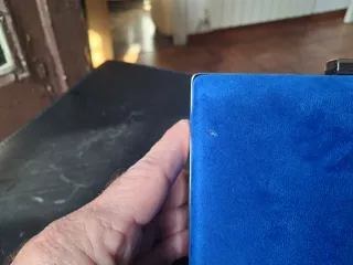 Bolso Clutch Azul Royal