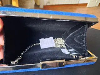 Bolso Clutch Azul Royal