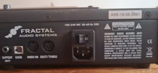 Fractal Audio AX8 Pedalera Procesador de Guitarra