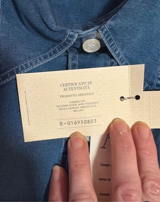 Camicia Armani Jeans Vintage Taglia S