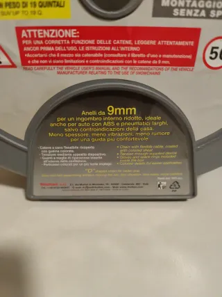 Cadenas Nieve Rhütten 9mm Talla 60