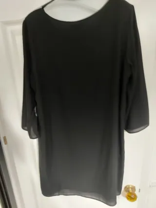 Vestido fluido estampado paisaje