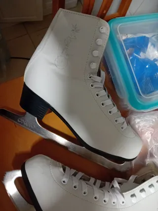 Patines de Hielo Blancos oxeio