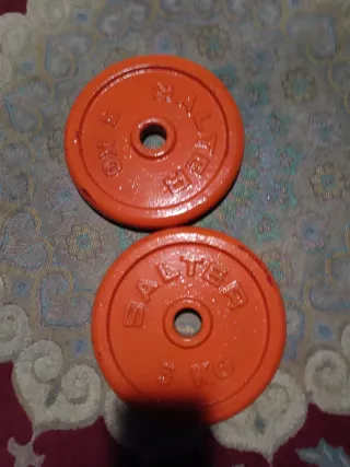 2 Discos Salter Naranja de 5kg