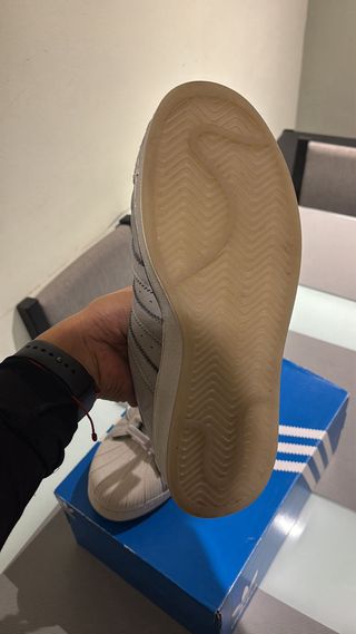 Zapatillas Adidas Superstar Gris/Blanco Talla 41