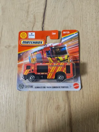 Matchbox Camion Bomberos Scania XT