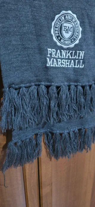 Sciarpa Franklin Marshall Grigia