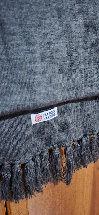 Sciarpa Franklin Marshall Grigia