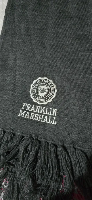 Sciarpa Franklin Marshall Grigia