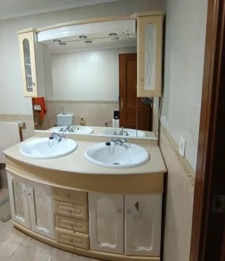 Mueble de baño doble seno