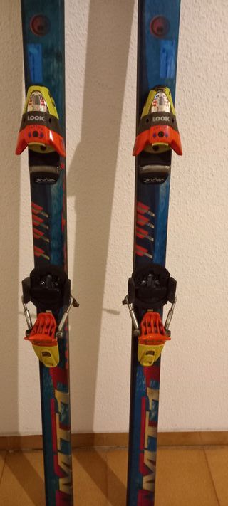 Esquís Fischer C4 y MT1 con fijaciones antiguas