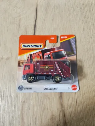 Matchbox Garbage King Camioncino Rosso