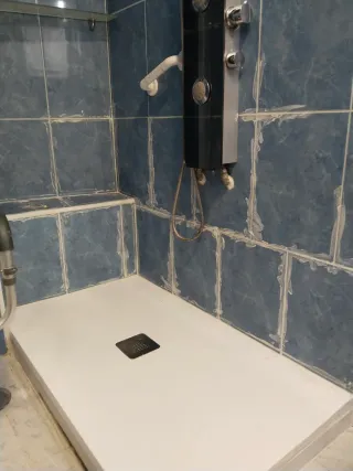 Cambio de plato de ducha