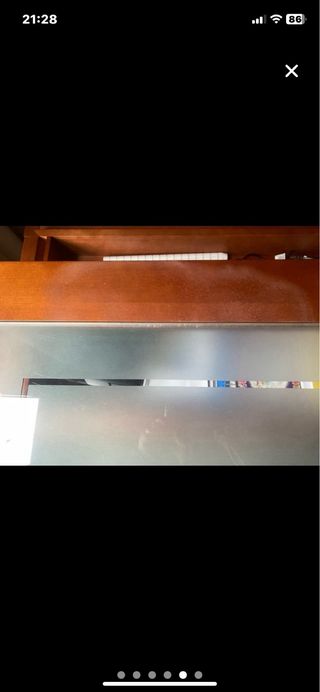 Mesa de centro madera y cristal