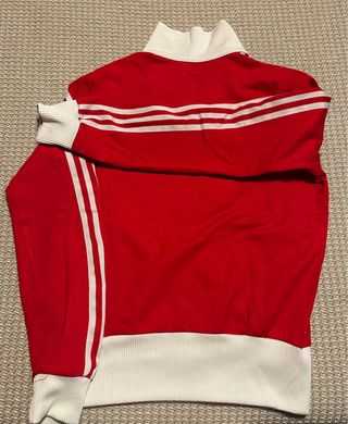 Chaqueta Adidas Roja y Blanca