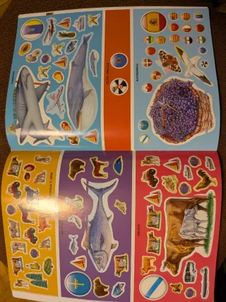 Atlas de España y sus animales con 300 pegatinas