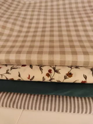 Retales de tela varios