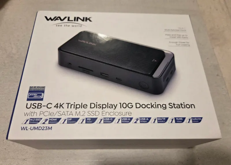 Estación de Acoplamiento Wavlink USB-C 10G