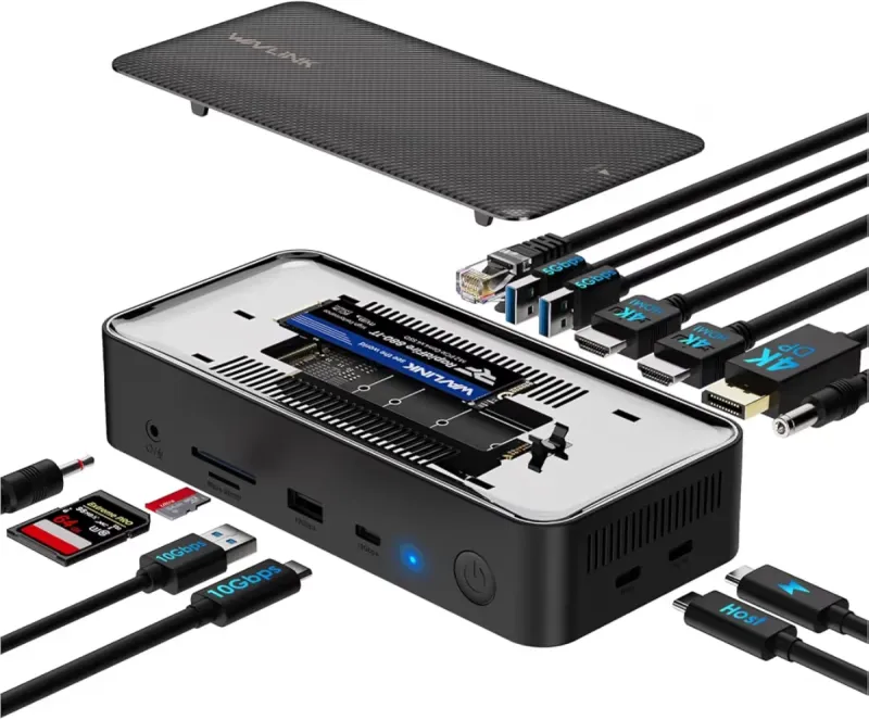Estación de Acoplamiento Wavlink USB-C 10G afbeelding 4