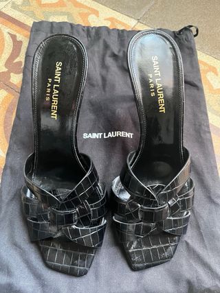 Sandalias Saint Laurent Negras