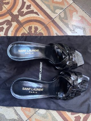 Sandalias Saint Laurent Negras
