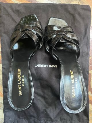 Sandalias Saint Laurent Negras
