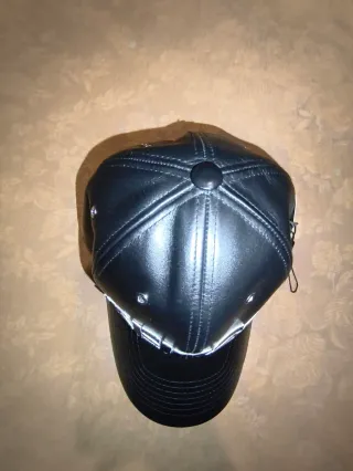 Gorra Kenzo Paris Piel Negra