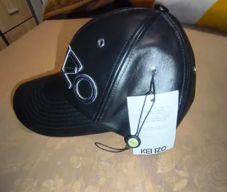 Gorra Kenzo Paris Piel Negra