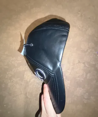 Gorra Kenzo Paris Piel Negra