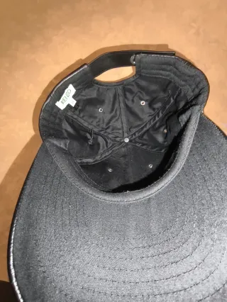 Gorra Kenzo Paris Piel Negra