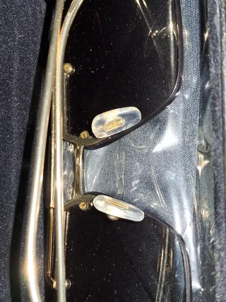 Gafas Versace Negras y Doradas