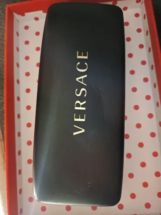 Gafas Versace Negras y Doradas