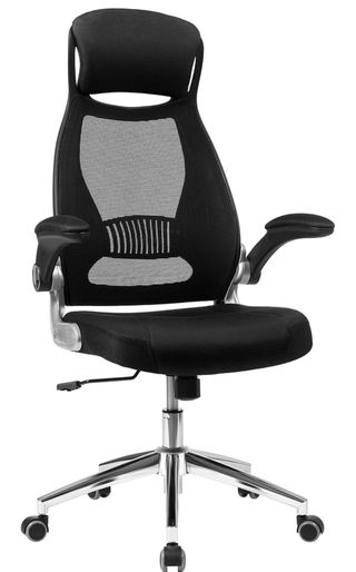 Sedia da ufficio ergonomica nera