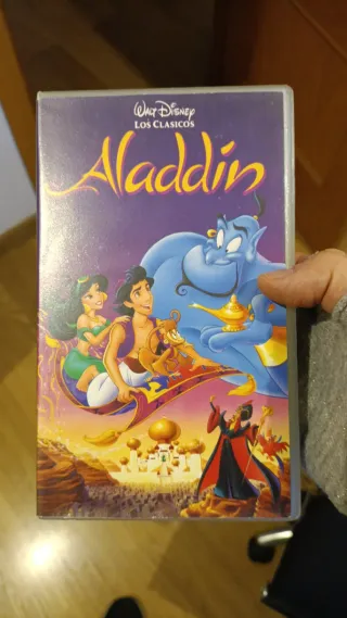 VHS Aladdin Los Clásicos Disney Español